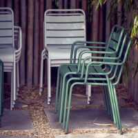 Fiam - Mya Metal Sessel, Viererpack