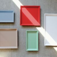 Jan Kurtz - Mira Tablett  37,7 x 37,7 cm MDF rot - Outlet