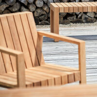 Jan Kurtz - Manti Sessel, FSC-Teak