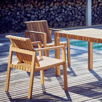 Jan Kurtz - Manti Sessel, FSC-Teak