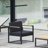 Jan Kurtz - Lux Lounge, Edelstahl schwarz
